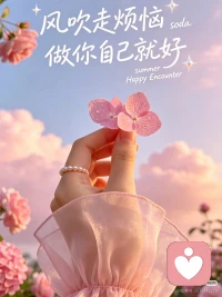 生活本就该热气腾腾，
取悦自己，不负时光。
盼我平安，盼我喜乐，
活成最自在的模样。配图