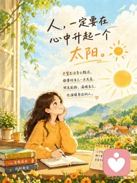 我愿成为自己的太阳☀️配图