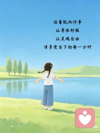 若无执念在心头，人生无处不风景。配图