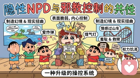 隐性NPD（Covert Narcissism）与邪教控制的共性