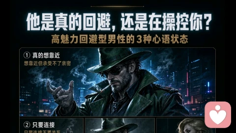 他是真的回避，还是在操控你？