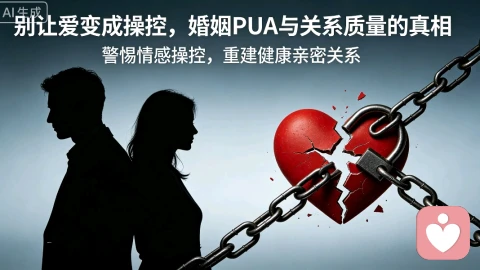 别让爱变成操控，婚姻 PUA 与关系质量的真相