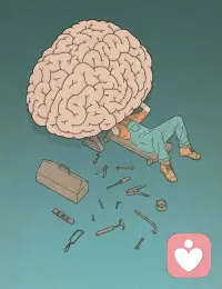 看到在家任劳任怨父亲，女儿容易变成父亲的假妻子，长大后很容易被阉割过的男性吸引，一直扮演拯救者的角色。配图