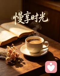 慢慢沉淀自己，日子自有温柔回响，好运都在奔赴你的路上。配图