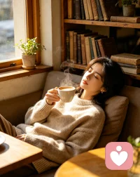 放过焦虑，拥抱松弛，日子自会温柔以待配图