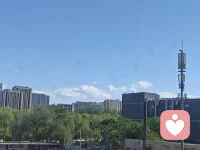 今天的天气真好  有风～配图
