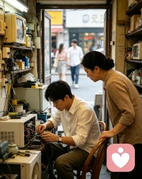 逆光里的等待
 
陈默今年三十八岁，左腿因为小儿麻痹症落下终身残疾，走路时微微跛着，步子迈得慢，也迈得小心翼翼，像一株被风雨压弯了腰，却依旧努力向上生长的野草。
 
他住在老城区的一间小平房里，父母早已年迈，身体也大不如前，最大的心事，就是他的终身大事。这些年，托亲戚朋友介绍的相亲，数不清有多少次，可每一次，都以无果告终。
 
年轻时的陈默，也曾对爱情满怀憧憬。他读过书，脑子灵光，靠着自学的维修手艺，开了一家小小的家电维修铺，生意不算红火，却能养活自己，日子过得踏实安稳。他性格温和，话不多，待人真诚，邻里街坊都夸他勤快靠谱，可一提到找对象，所有人都忍不住叹气。
 
第一次相亲，是他二十五岁那年，亲戚介绍了一个同镇的姑娘。见面那天，他特意穿了新买的衬衫，把自己收拾得干干净净，紧张得手心冒汗。姑娘一开始还算客气，可当看到他走路时不便的模样，眼神里的光慢慢淡了下去，聊了没几句，就借口有事匆匆离开，之后再也没有联系。
 
那是他第一次真切感受到，身体的残疾，像一道无形的鸿沟，横在了他和爱情之间。
 
后来的相亲，一次比一次让他心酸。有的姑娘刚见面，没聊上三句话，就直白地问他有没有存款、有没有楼房，得知他家境普通，又身有残疾，转身就走；有的碍于亲戚情面，坐下来敷衍聊几句，全程眼神躲闪，满是嫌弃与犹豫；还有的，回去后直接让中间人带话，说不想一辈子照顾一个残疾人，不想往后的日子过得那么累。
 
每一次拒绝，都像一根细针，轻轻扎在他的心上，不致命，却疼得绵长。他渐渐明白，在世俗的眼光里，他这样的人，连追求爱情的资格，都显得格外卑微。
 
他不是没有努力过。他拼命干活，把维修铺打理得井井有条，省吃俭用，想多攒点钱，给未来的生活多一份保障；他学着打扮自己，保持干净整洁，努力让自己看起来精神利落；他也试着主动一点，勇敢表达自己的心意，可换来的，大多是冷漠与回避。
 
身边的朋友陆续结婚生子，成家立业，每次参加婚礼，看着新人幸福的模样，他心里既羡慕，又酸涩。父母看着他孤单的样子，整日愁眉不展，夜里常常偷偷抹眼泪，嘴里念叨着：“是我们没本事，让你受委屈了，以后我们老了，谁来照顾你啊。”
 
每当这时，陈默只能强装坚强，安慰父母说自己…
（人物姓名虚拟，不要对号入座）配图