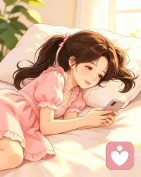 做了一会儿操，好了～我要躺会儿
打扫一会儿卫生，好累～我要躺会儿
取个快递回来，好热～我要躺会儿
吃了半碗饭，满足～我要躺会儿
现在没事，我要躺会儿，刷手机配图