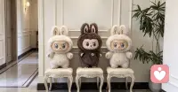 我的大首领和双大天使陪我上线了今天给他们换个凳子站岗，幸福是不是直接拉满
