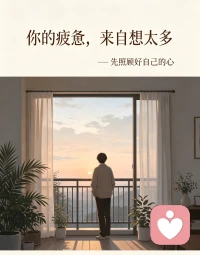 很多人的疲惫从来不是身体劳累，而是脑海里无休止的反复回想。
过往的遗憾、别人随口的一句话、还未发生的烦心事，反反复复在心底不断揣摩，慢慢困住自己。
内耗本质是你太过善良，习惯性优先顾及所有人，唯独忽略自己。不必执着纠结已经无法改变的人和事，学会把重心收回自身，才是解脱的开端。