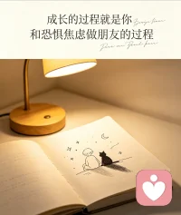 成长的过程就是你和恐惧焦虑做朋友的过程。