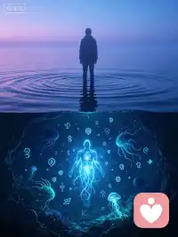 你是否有过这样的时刻？
明明是第一次到某个地方，却感觉似曾相识；
明明想要努力向前，却总有一股无形的力量在拉扯。
这，就是你的潜意识在说话。
我们的意识，就像海面之上的冰山一角，清晰可见，却只是全部的十分之一。
而那深藏在海面之下的庞然大物，才是主宰我们行为、情绪与命运的力量——潜意识。
它记录着我们所有的经历、创伤与渴望，
它操控着我们的选择，却又深藏不露。
现在，是时候潜入这片深海，
去探索，去疗愈，去唤醒那个更强大的自己。