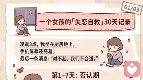 一个女孩的「失恋自救」30天记录