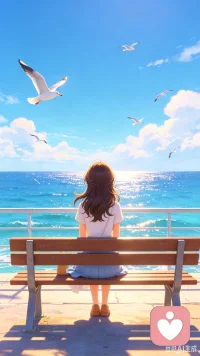 清晨的风，带着海的咸湿，也带着一点点松弛的温柔。
坐在长椅上看日出的时候忽然想：很多烦恼，也像这翻涌的海浪，总会被阳光慢慢抚平。
今天也准备好，陪你接住那些说不出口的情绪，慢慢聊，慢慢等风来。
早安呀✨