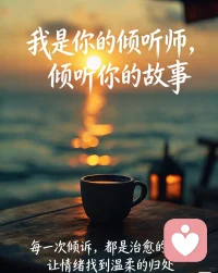 ✨ 倾听者在线接单 ✨
不评判、不打断、守秘密，认真接住你的所有情绪：
- 职场委屈、人际烦恼、感情困惑
​
- 压力焦虑、迷茫内耗、想吐槽发泄
​
- 无需建议，只想找个人好好说话也完全OK