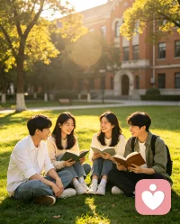 保持干净本心，永远追光而行，
这便是青春最美的样子。配图