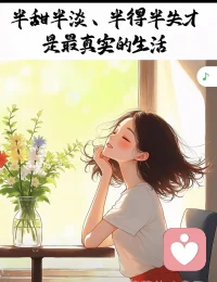 凡事留一点余地，做人留一点从容。
半甜半淡，半得半失，才是最真实的生活。
 放下执念，不再牵挂等候，
往后随心度日，不问过往悲欢。