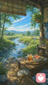 这样的生活属实很向往，治愈、自由、美好。配图