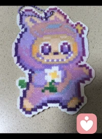 最近做了几个拼豆，是不是很可爱哈哈配图