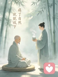 痛了，自然就放下了，有人问禅师：什么是放下？禅师说：你手里拿着杯子，我往里面倒热水，满了溢出来，你痛了，自然就放下了。很多事你放不下，不是因为执着，是伤得还不够深。配图