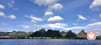 把心事交给微风和湖水，在这片山水间，我愿做你安全的树洞，陪你一起等天晴！！！配图