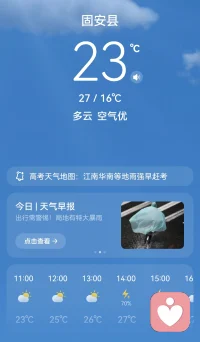 今天天气不错配图