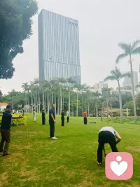 1清晨唤醒身体，汗水治愈疲惫，
日复一日，遇见更好的自己🌤️配图