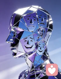 ♥不必强迫自己永远乐观，也不必总是消极自我否定。
♥接纳你内心的所有模样，拼凑起来，才是完整的你。配图