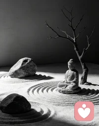 世间纷扰皆是过客，守好内心一方净土。心若从容，便处处是安然。配图