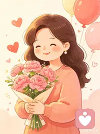 世间最温柔的称呼，是妈妈💐
感恩岁月温柔以待，愿所有母亲
被理解、被偏爱、被好好治愈
心里有光，岁岁安康✨ #母亲节 #给力心理配图
