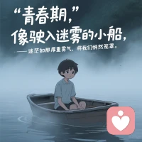 青春期难免有莫名躁动与身心困惑，不必自责羞愧。
学会正确接纳情绪、转移心念、调整生活节奏，温柔和自己和解，平稳度过成长迷茫期。配图