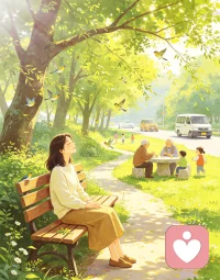 周末愉快！远离快节奏的生活，沉浸于自然的旋律——听，那欢快的鸟鸣，自由自在的风，偶尔驶过的车鸣，时而有老者闲谈的低语，孩童嬉闹的笑声。在这里，我不再是谁的谁，我只属于我自己。学会倾听内心的声音，与自我和解，勇于放下，体味那份深沉的平静。而后，我们才能更轻盈地，重新出发。配图