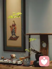 一盏清茶修正念，一念禅心渡日常。
愿每位女子，心有清宁，所见皆是美好✨配图