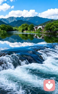 河水一直在流，但它不着急去哪里。有些答案，不是停在原地想出来的，是你继续生活，它才慢慢浮上来的。