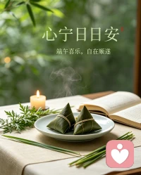 一念清净，万般从容
愿世间烦恼随风散去
内心澄澈自在，日日皆心安
端午安康，自在欢喜配图