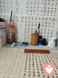 以墨养心，以字静心。褪去俗世喧嚣，沉心书写流年，练字亦是练心，修得平和沉稳，守得岁月安然。