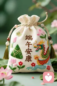 挂艾草驱烦忧，品香粽纳吉祥，祝大家端午安康，万事胜意配图