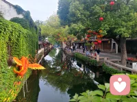 周庄治愈随笔
 
       躲进江南周庄，赴一场温柔治愈之约。
       青石板蜿蜒悠长，流水绕着白墙黛瓦缓缓流淌，摇橹轻摇，荡开一池温婉。晨雾漫染街巷，晚风轻拂灯笼，吴侬软语伴着水声，抚平心底所有浮躁。
       不必追赶时光，只管闲坐河畔，看船来船往，赏烟雨寻常。在这里慢度朝夕，让俗世纷扰随流水远去，寻得内心一份安然清净。