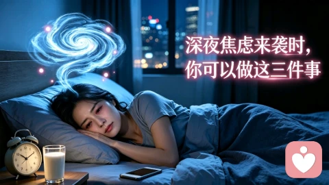 深夜焦虑来袭时，你可以做这三件事
