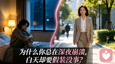 为什么你总在深夜崩溃,白天却要假装没事?