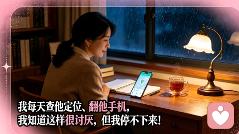我每天查他定位、翻他手机,我知道这样很讨厌,但我停不下来