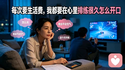 每次要生活费，我都要在心里排练很久怎么开口