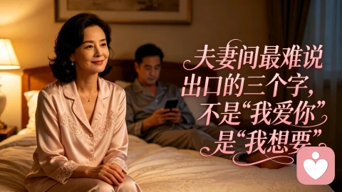 夫妻间最难说出口的三个字，不是“我爱你”，是“我想要”