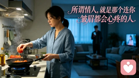 所谓情人,就是那个连你皱眉都会心疼的人