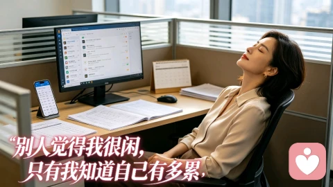 别人觉得我很闲，只有我知道自己有多累