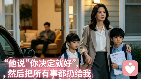 他说“你决定就好”，然后把所有事都扔给我