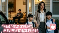 他说“你决定就好”，然后把所有事都扔给我