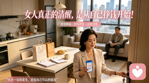 女人真正的清醒，是从自己挣钱开始！