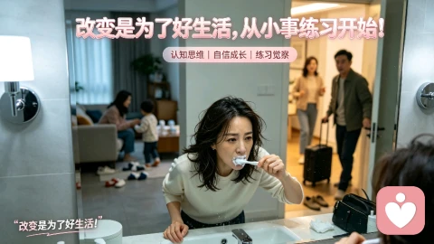 改变是为了好生活，从小事练习开始！