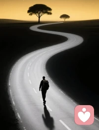我不再将这个世界
与我所期待的、塑造的圆满世界比照
而是接受这个不完美的世界，爱它，属于它。

———《悉达多》配图